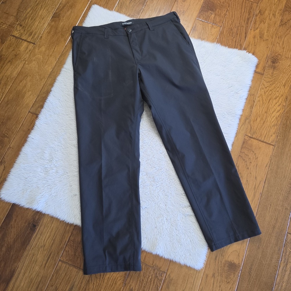 Bluffworks Ascender Chino Pants Slacks Men's 38 x 32 Regular Fit Black